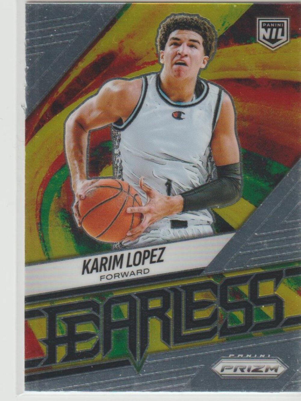 Karim Lopez 2025-26 Panini Prizm #23 Fearless Insert NIL